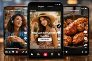 TikTok Ads displayed in the For You feed showing a sponsored in-feed advertisement example