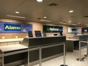 Alamo Airport Car Rental Counter